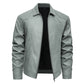 Spring Autumn Turn Down Collar Jackets Leather Coats Men Solid Moto Biker Outwear Slim Fit Casual Leather Jacket Plus Size M-8XL