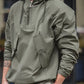 Mountain Functional Spring Lightweight Windbreaker Japanese Retro Loose Thin Hooded Jacket Men Deck Workwear Half Zip Pullover