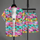 Hawaiian Shirt Style Men's Short-sleeved Shirt Summer Short-sleeved Shirt Beach Short Suit Street Casual Y2k Mens Shorts Leisure