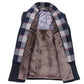 New Men Business Casual Woolen Blends Cashmere Trench Coats Winter Long Jackets Man Fleece Warm Overcoats Wool Blends Size 4XL