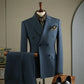 2025 Fashion Suit Set For Men Wedding Party Groomsman Elegant Slim Fit Blazer Pants Formal Banquet Business Outfits Two Pieces