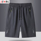 Solid Men's Beach Shorts Sports Short Pants Jogging Running Quick Dry Board Shorts Men Summer Thin Zipper Pockets Loose Bottom