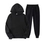 2026 men's autumn and winter casual two-piece hooded sweatshirt and pocket pants regular fit outdoor sports set
