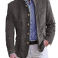 Autumn Winter Men's Casual Blazer Fashion Single-Breasted Snowflake Fleece Jacket Solid Color Daily Work Business Party Coats