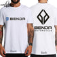 Harajuku Benda Motorcycle printed T-shirt 100%Cotton top Unisex shirt short sleeve O-neck Loose Street Fashion