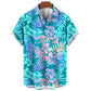 Men's Shirt Summer New Hawaiian Shirt Casual Shirt Beach Shirt Short Sleeve Flower Plant Lapel Hawaiian Holiday Clothing Apparel